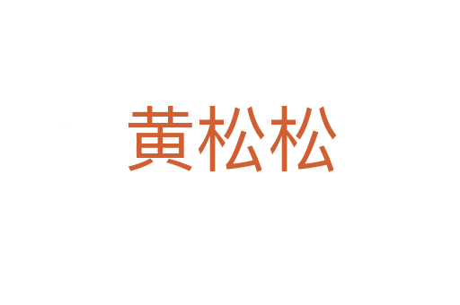 黄松松