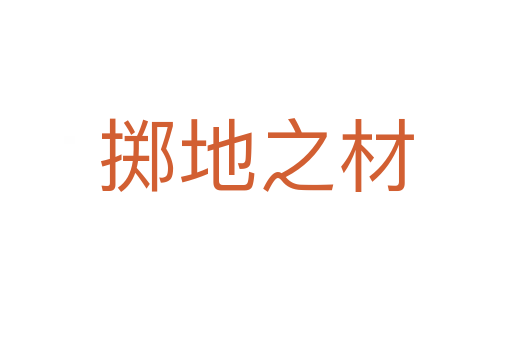 掷地之材